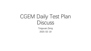 Threshold Scan Code Development & Test Plan Review