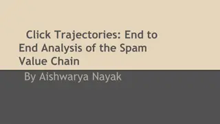 Analysis of Spam Value Chain: Click Trajectories End-to-End