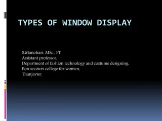 Different Types of Window Display Strategies Explained