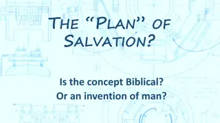 The Plan of Salvation and Biblical Concepts