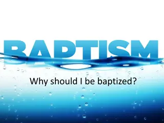 The Role of Baptism in Salvation Process