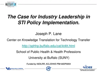 Industry Leadership in STI Policy Implementation for Societal Innovation