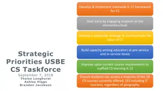 Statewide K-12 Framework for Computer Science Education