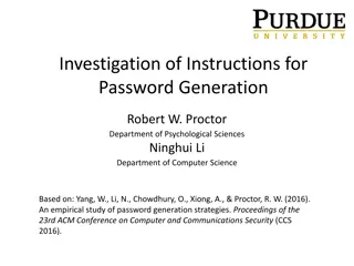 Effective Strategies for Secure and Memorable Password Generation