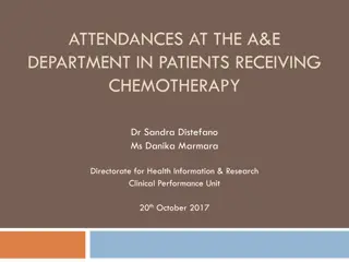 Analysis of Attendances at A&E Department in Chemotherapy Patients