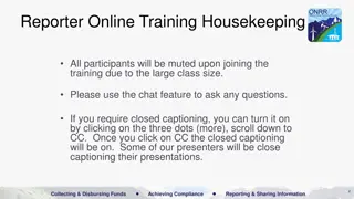 Effective Online Training for Reporting and Compliance