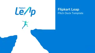 Innovative Flipkart Leap Pitch Deck Template for Startups
