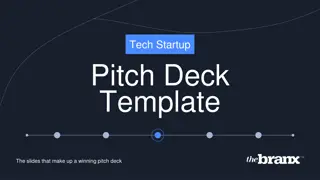 Crafting a Winning Tech Startup Pitch Deck: Key Slides and Strategies