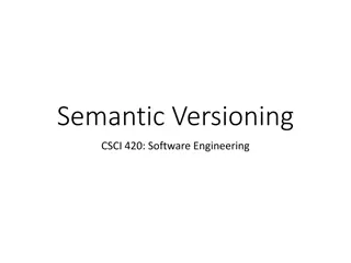 Semantic Versioning in Software Engineering