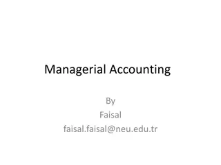 Managerial Accounting and its Role in Business Operations