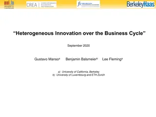 Heterogeneous Innovation Over the Business Cycle Study