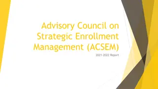 Insights from ACSEM Reports on Strategic Enrollment Management