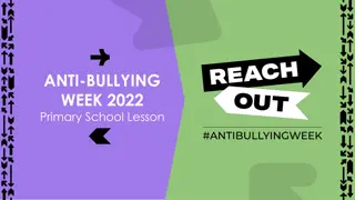 Bullying Behavior and How to Address it