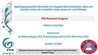 Integrating Geospatial Information for Healthier Food Systems in Rural Ethiopia