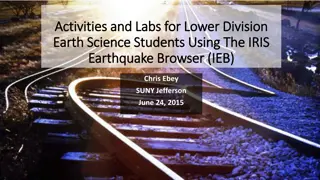 Engaging Earth Science Activities for SUNY Jefferson Students