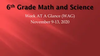 Learning Targets and Agenda for November 9-13, 2020