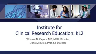 Clinical Research Education and Funding Opportunities at Pitt