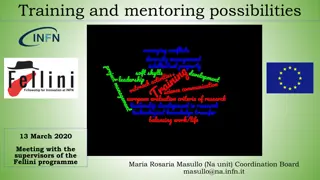 Personal Career Development Plans and Training Opportunities in FELLINI Programme
