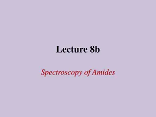 Spectroscopy of Amides: IR and NMR Analysis
