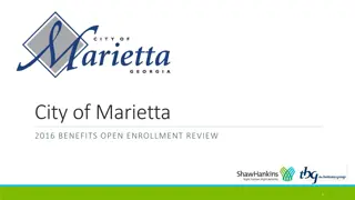 Marietta 2016 Benefits Open Enrollment Review