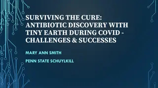 Antibiotic Discovery Journey at Penn State Schuylkill During COVID- Challenges & Successes