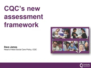 Transforming Health and Social Care Assessment Framework
