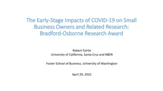 Early-Stage Impacts of COVID-19 on Small Business Owners and Research Insights