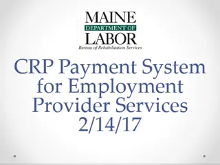 Revised CRP Payment System and FAQs Summary