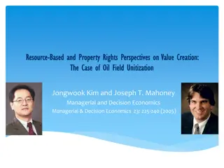 Value Creation Perspectives: Resource-Based vs. Property Rights Theory