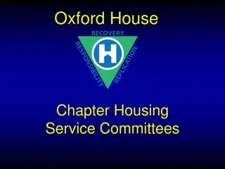 Oxford House Chapter Housing Service Committee Details