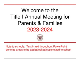 Understand the Significance of Being a Title I School