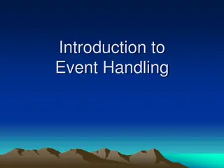 Event Handling in Java