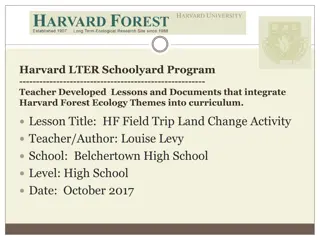 Exploring Massachusetts Forest History through Creative Education