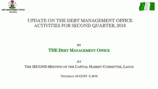 Debt Management Office Activities in Nigeria Q2 2018 Update