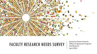 Survey Analysis: Faculty Research Needs at GovState University