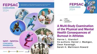 Study Examination of Physical and Mental Health Consequences of Burnout in Athletes