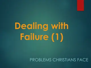 Dealing with Failures: Biblical Approach and Solutions