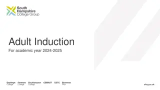 Adult Induction for Academic Year 2024-2025 at South Hampshire College Group