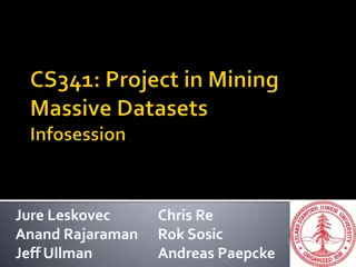 Data Mining Research Project on Real Data at Stanford CS341