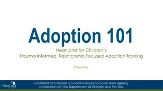 Trauma-Informed Adoption Training for Children