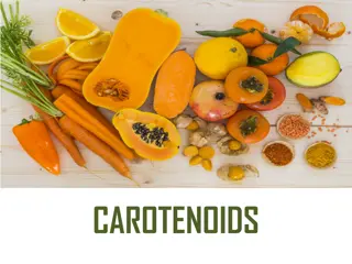 The Health Benefits of Carotenoids in Foods