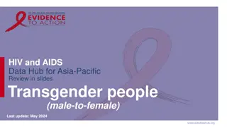 HIV and AIDS Data for Transgender People in Asia-Pacific