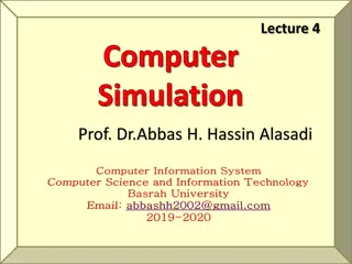 Simulation Techniques in System Analysis