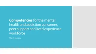 Competency Frameworks for Mental Health and Addiction Support