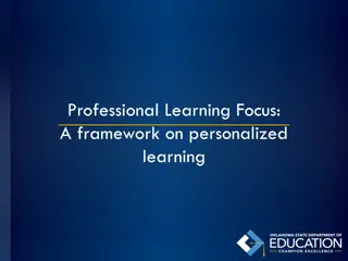 Professional Learning Framework for Personalized Development