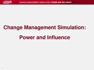 Effective Change Management Simulation: Power and Influence