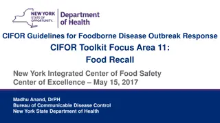 Food Recall Outbreak Response Guidelines in New York