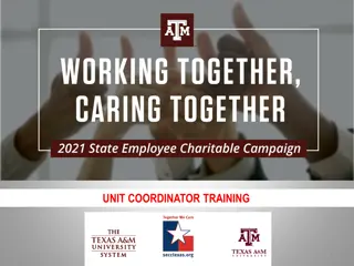 The State Employee Charitable Campaign in Texas