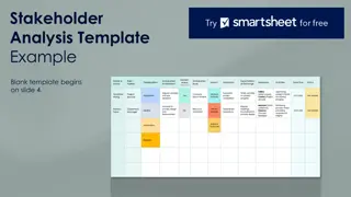 Effective Stakeholder Analysis Template for Project Improvement