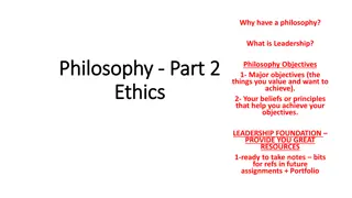 Ethics, Sportsmanship, and Character in Leadership Philosophy
